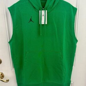 NWT Jordan Jumpman Dri-Fit Sleeveless Hoodie Size L